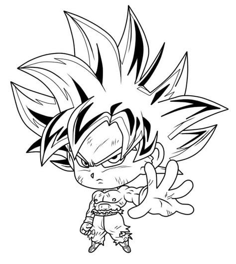 Dibujos De Goku Ultra Instinto Para Colorear E Imprimir Infoupdate Org