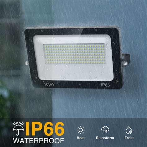 Onforu Pack W Led Flood Light With Plug W Equiv Lm Super