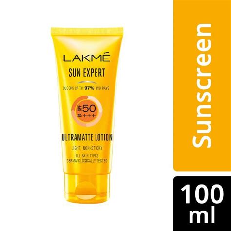 Buy Lakme Sun Expert SPF 50 Ultra Matte Lotion 100 Ml Online Purplle