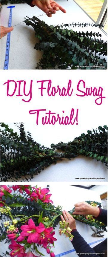 Diy Floral Swag Flower Arrangements Diy Floral Arrangements Diy Diy