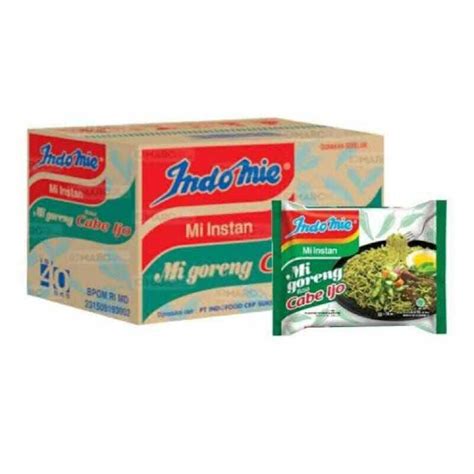 Indomie Goreng Cabe Ijo Kemasan Dus Isi Pcs Lazada Indonesia