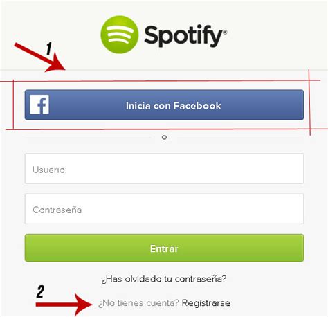 Como Registrarse En Spotify Como Iniciar Sesion En