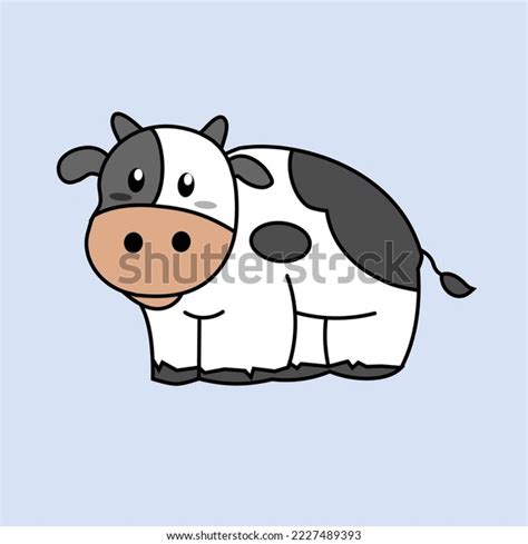 Vector Cartoon Character Dairy Cow Stock Vector (Royalty Free ...