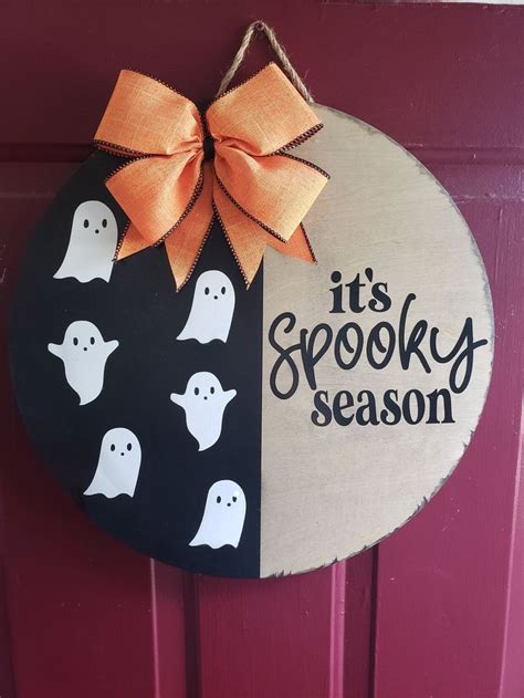 A Door Hanger That Says It S Spooky Season