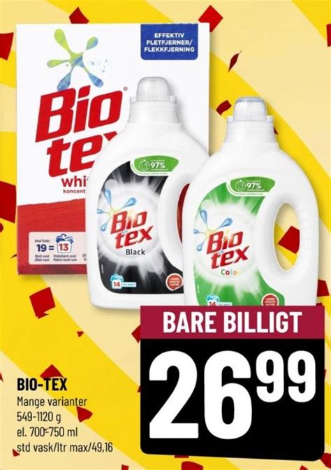 Biotex Vaskemiddel Flydende L Vbjerg Januar Alle Tilbudsavis