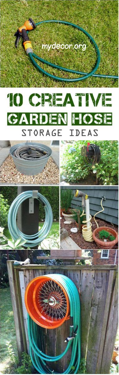 10 Creative Garden Hose Storage Ideas My Decor Home Decor Ideas