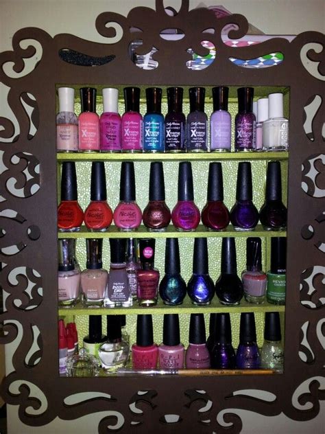 Diy Nail Polish Wall Rack Organizadores