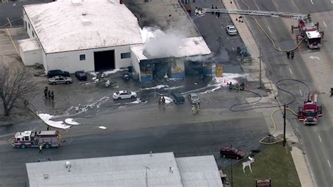 Crews Battle Fire In Plano Strip Mall Abc7 Chicago