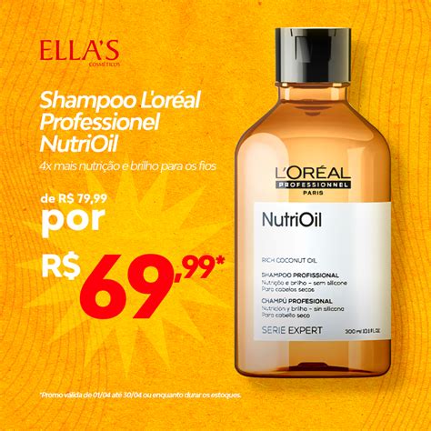 O Shampoo L oréal Professionel NutriOil é a solução para cabelos secos