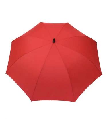 Grand Parapluie De Golf Solide Rouge