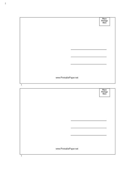 Printable Postcard Templates for Any Occasion | Customize and Print Today