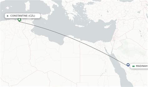 Direct Non Stop Flights From Constantine To Madinah Schedules