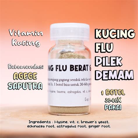 Jual Vitamin Kucing Flu Berat Pilek Shopee Indonesia