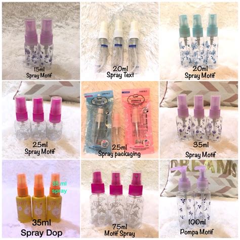 Jual Botol Spray Dan Pompa Motif 15ml 20ml 25ml 30ml 35ml 40ml 50ml