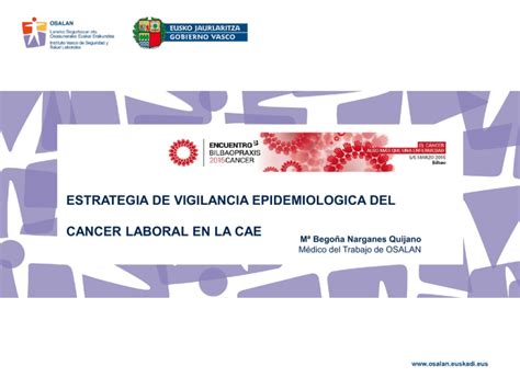 Estrategia De Vigilancia Epidemiol Gica Del C Ncer Laboral En La CAV