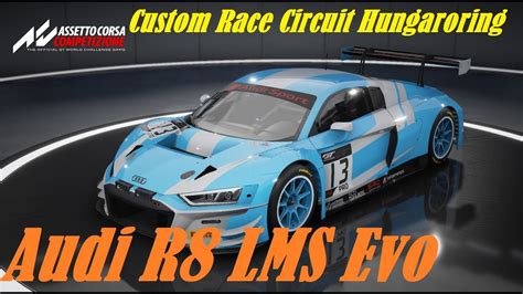 Assetto Corsa Competizione Custom Race Circuit Hungaroring Audi R8 LMS