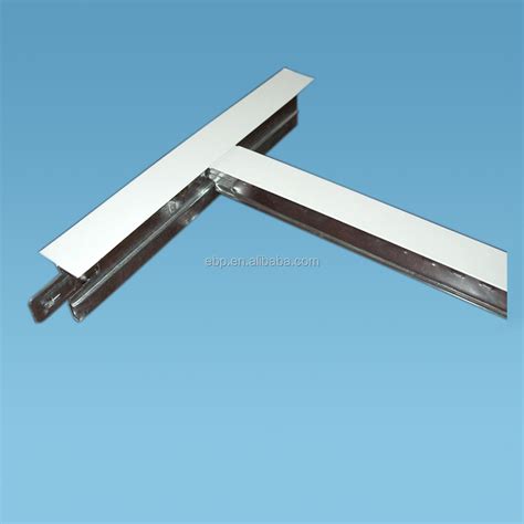 T T Bar Suspended Ceiling Grid Of Flat Bar Main Tee Cross Tee View