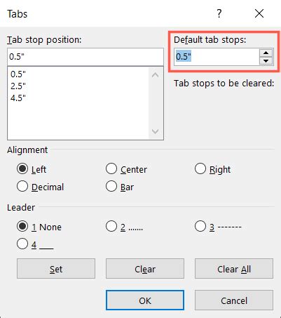 How To Add Edit And Remove Tab Stops In Microsoft Word