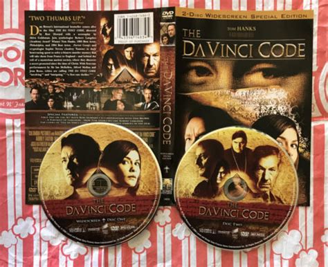 The DaVinci Code 2006 2 Disc Set Widescreen Special Edition DVD