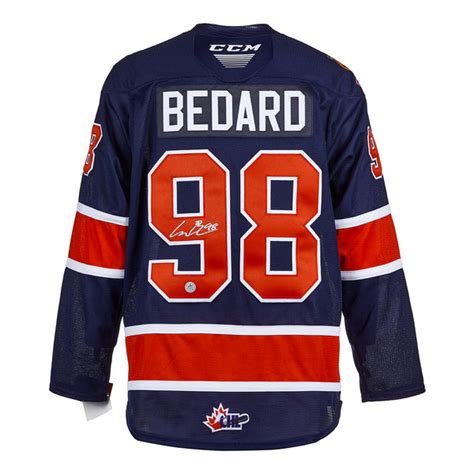 Connor Bedard Autographed Regina Pats Jersey Razilia