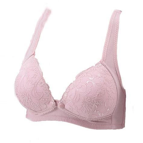 Jgtdbpo Nursing Bras For Breastfeeding Front Closure Plus Size Seamless