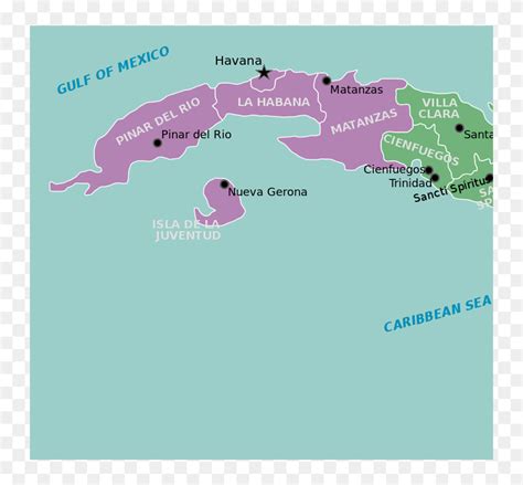 Map Of Cuba - Map Of Cuba And Florida, HD Png Download - 744x1052 (#4954813) - PinPng