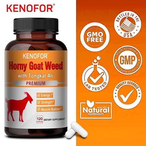 Kenofor Premium Horny Goat Weed Capsules For Maximum Strength