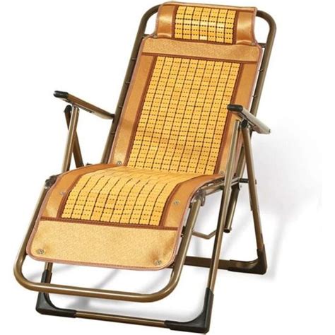 Liwi Chaise Longue Inclinable En Bambou Transat En Textil Ne De Jardin