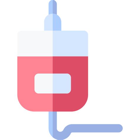 Blood Transfusion Basic Rounded Flat Icon