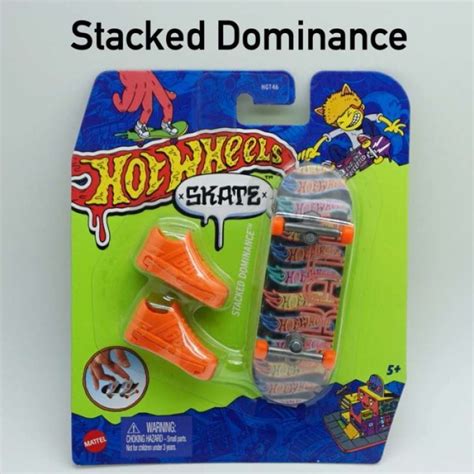 Promo HOT WHEELS SKATE TONY HAWK FINGER BOARD SINGLE HOTWHEELS TECH DECK Stacked Dominan