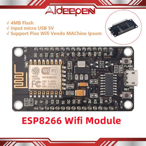 【upgraded Version】original Aideepen Esp8266 Wifi Module Arduino Nodemcu V3 Esp8266 Board Esp8266