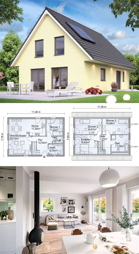 Modernes Einfamilienhaus Klassisch Mit Satteldach Architektur Innen