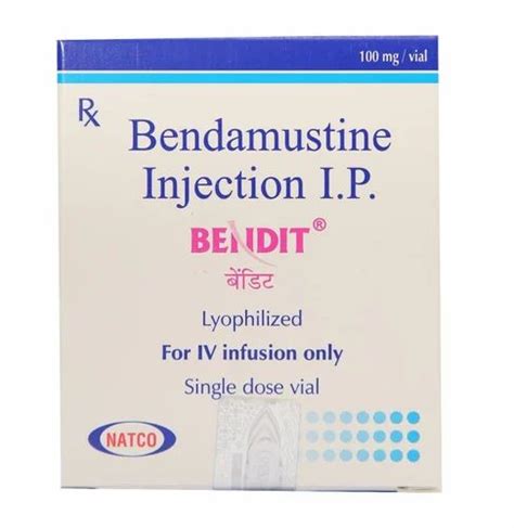 Bendit Bendamustine Injection Strength 100 Mg At Rs 3100box In Mumbai