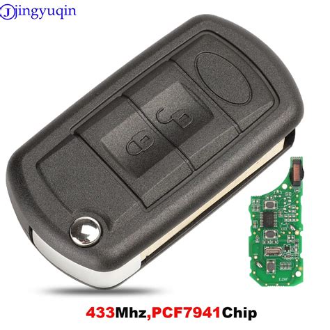 Jingyuqin Remote Flip Car Key ASK 315 433MHZ Pcf7941 ID46 Chip For LAND