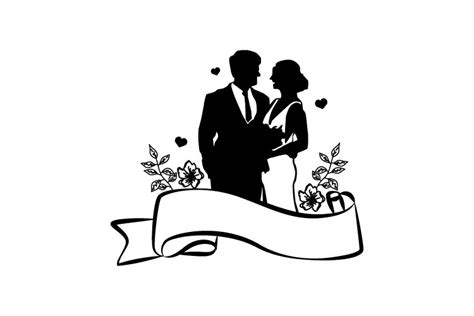 Cute Couple Wedding Clipart Illustration AI Generative 27687425 PNG - Clip Art Library