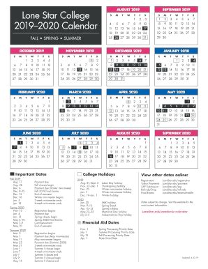 Lone Star College Calendar 2021 | Calendar June 2021