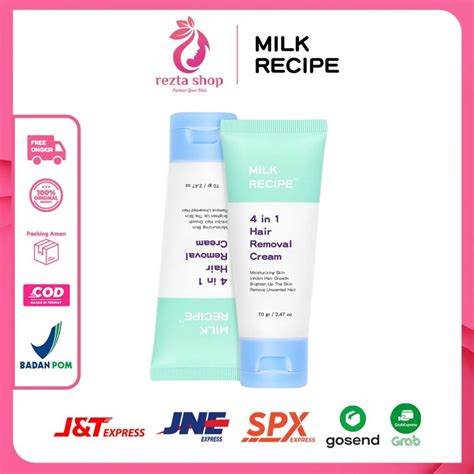 Jual Milk Recipe In Hair Removal Cream Gram Krim Waxing Non