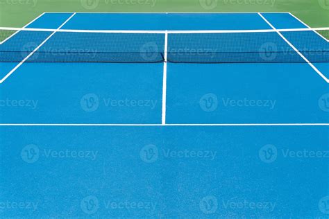 Blue Tennis court on Outdoors 14476277 Stock Photo at Vecteezy