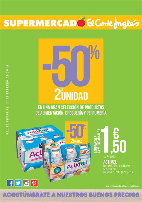 Segunda Unidad A Mitad De Precio En El Supermercado De El Corte Ingl S