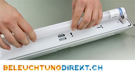 Wie Ersetze Ich Meine T Leuchtstoffr Hre Durch Led Mit Einem