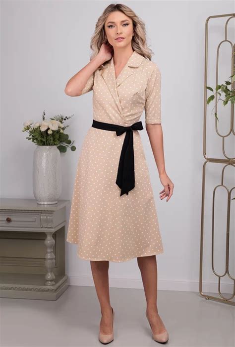 Rochie Nude Cu Buline Dasha Ro