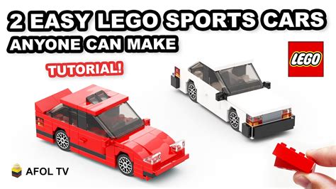 2 Easy Lego Sports Cars Anyone Can Build An Easy Lego 4 Wide Sports Car Tutorial Youtube