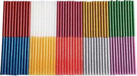 Raintwo X Mm Hot Glue Sticks Multicoloured Glue For Hot Glue Gun Pack Of Amazon Co Uk