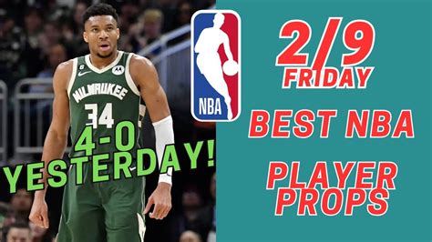 4 Best Free Nba Player Props Bets Predictions For Today Friday