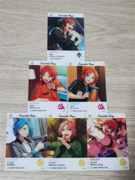 Ensemble Stars EMOCA Clear Cards Hobbies Toys Memorabilia