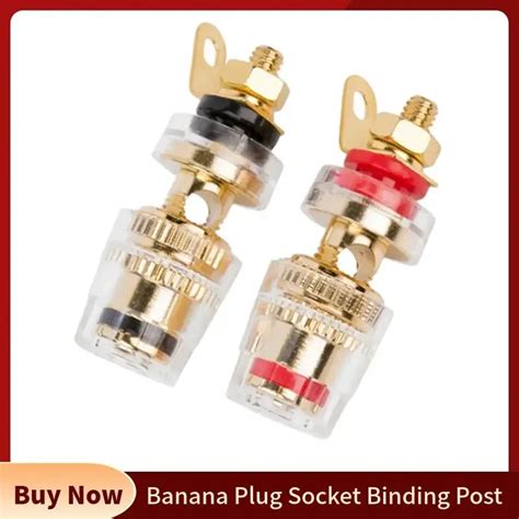 Banana Plug Conector De Udio Jack Soquete Mm Binding Post Para