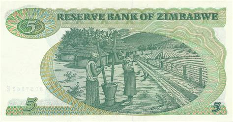 Simbabwe Dollars Banknote Reserve Bank Of Zimbabwe Ii Ma Shops