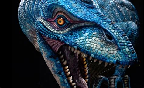 Dinosaur Art Contest Winner Announced: Blue Raptor by Trent Taft | Stan ...