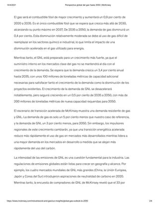 Perspectiva Global Del Gas Hasta Mc Kinsey Pdf