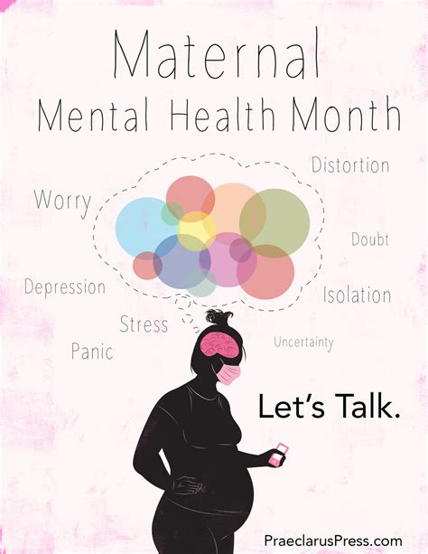 Free Downloadable Poster Maternal Mental Health Month 2020